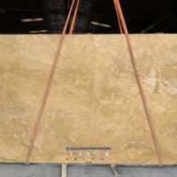 Yellow travertine 0.03 brushed